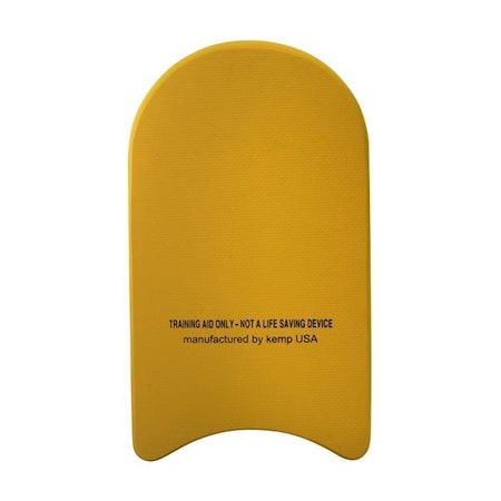 Kemp Usa Kemp USA 14-001-YEL Kick Board; Yellow - Large 14-001-YEL